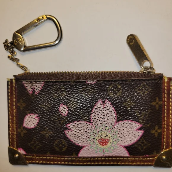 Louis Vuitton Vintage coin pouch key chain cherry blossom - Picture 7 of 7